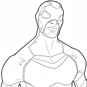 image de coloriage Fornite update pour enfant
