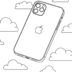 coloriage Iphone update a colorier en ligne gratuitement