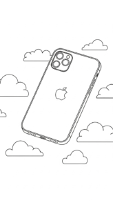 coloriage Iphone update a colorier en ligne gratuitement