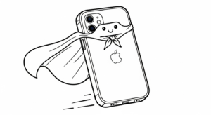 coloriage Iphone update à imprimer pour enfant de 4 ans