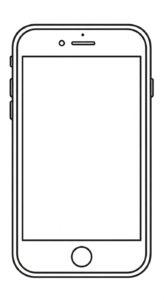 coloriage Iphone update educatif pour enfant