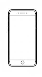 coloriage Iphone update à imprimer pdf gratuit