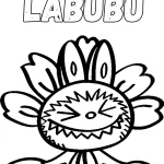 coloriage Labubu à imprimer gratuitement pdf