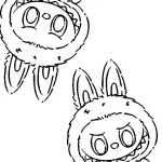 coloriage Labubu à imprimer pour enfant de 9 ans