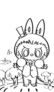 coloriage Labubu gratuit