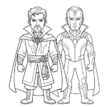coloriage Marvel update pour enfant
