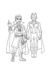 coloriage Marvel update à imprimer pdf gratuit