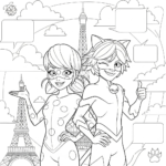 coloriage Miraculous update a colorier en ligne