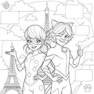 coloriage Miraculous update a colorier en ligne