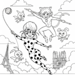 imprimer coloriage Miraculous update gratuit