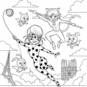 imprimer coloriage Miraculous update gratuit