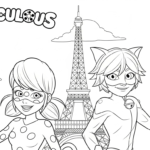 coloriage Miraculous update à imprimer pour enfant de 8 ans