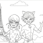 coloriage Miraculous update pour enfant de 6 ans