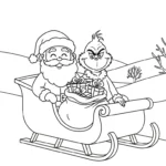coloriage Pere Noël updated pour bebe a imprimer