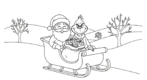 coloriage Pere Noël updated pour bebe a imprimer