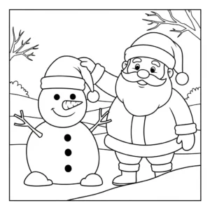 coloriage Pere Noël updated de pour enfants