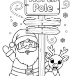 coloriage Pere Noël updated pour enfant de à imprimer