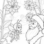 coloriage Pere Noël updated a telecharger