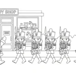 coloriage Pere Noël updated à imprimer pdf gratuit