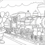coloriage Pere Noël updated à imprimer gratuitement