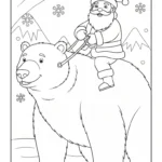 coloriage Pere Noël updated à imprimer pour enfant de 10 ans