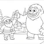 coloriage Pere Noël updated à imprimer pour enfant de 8 ans