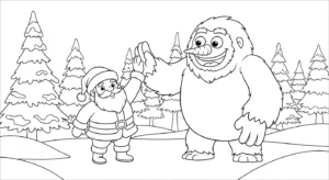 coloriage Pere Noël updated à imprimer pour enfant de 8 ans