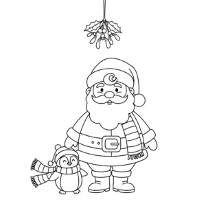 coloriage Pere Noël updated et dessins