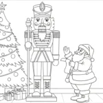 coloriage Pere Noël updated à imprimer pour enfant de 10 ans