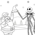 coloriage Pere Noël updated pour enfant de 10 ans