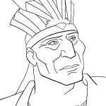 coloriage Pocahontas et dessins