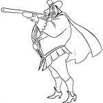 coloriage Pocahontas à imprimer pdf gratuit