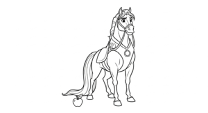 coloriage Raiponce update pour enfant à imprimer
