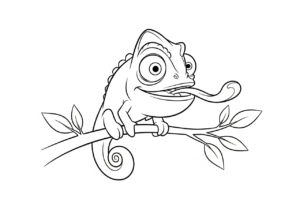image pour coloriage Raiponce update enfant