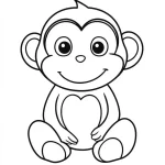 coloriage Singe a imprimer