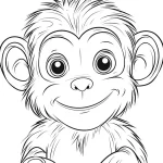 coloriage Singe a imprimer