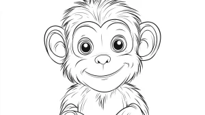 coloriage Singe a imprimer