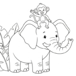 coloriage Singe updated et dessin a imprimer