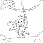 a imprimer coloriage Singe updated gratuit