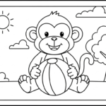 coloriage Singe updated pour enfant de à imprimer