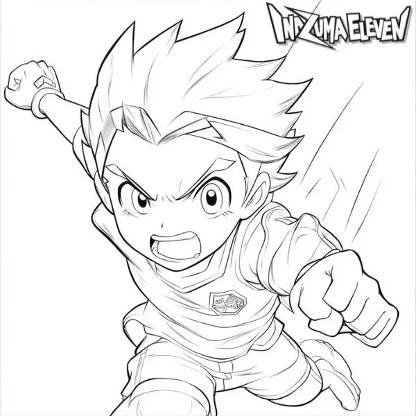 Tranh tô màu Inazuma Eleven