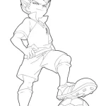 coloriage inazuma eleven pour enfant gratuit