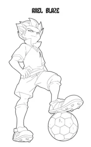 coloriage inazuma eleven pour enfant gratuit