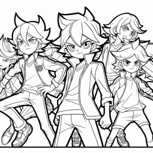 coloriage inazuma eleven pour enfants