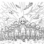 coloriage inazuma eleven pour enfant a imprimer gratuit