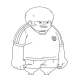 coloriage inazuma eleven pour enfant