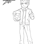 coloriage inazuma eleven à imprimer pour enfant de 8 ans