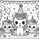 coloriage joyeux anniversaire gratuit