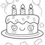 coloriage joyeux anniversaire pour enfant