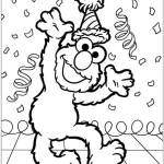 image pour coloriage joyeux anniversaire enfant